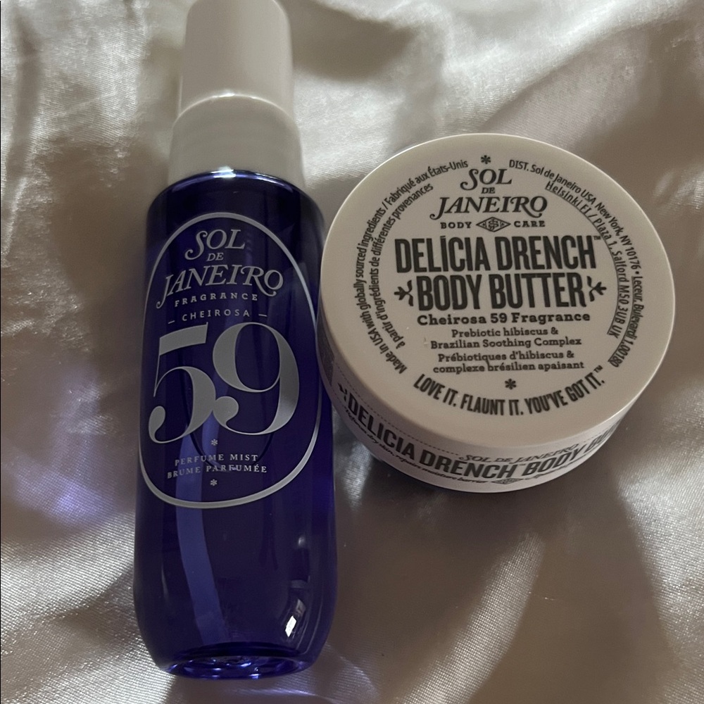 Sol de Janeiro Purple Mist and White Body Butter Set